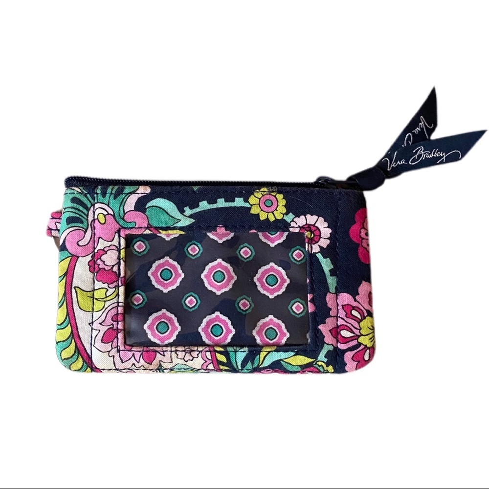 Vera Bradley Paisley Print Zip ID Case